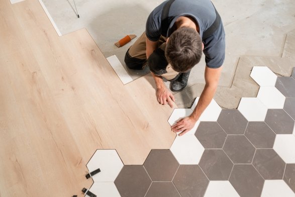 Flooring installation services in Roswell